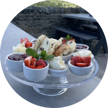 experience the ultimate <br> brownie barn Afternoon Tea