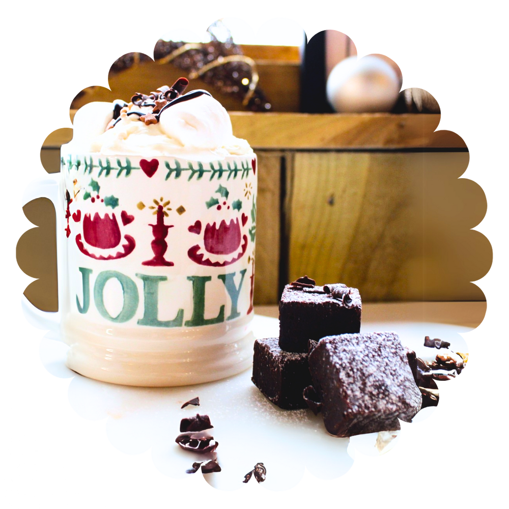 CHRISTMAS BROWNIE BITES