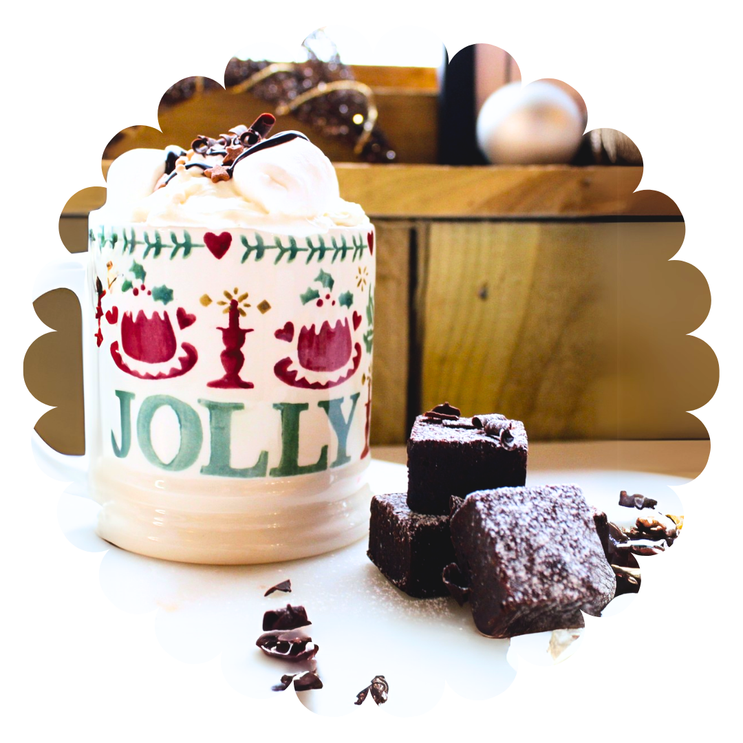 CHRISTMAS BROWNIE BITES