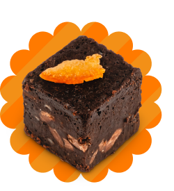 Chocolate Orange Brownie Bites
